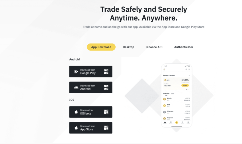 Binance review and app support